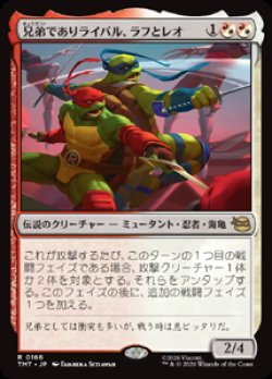 画像1: 【JPN/TMT】兄弟でありライバル、ラフとレオ/ Raph & Leo, Sibling Rivals『マルチ』 『R』