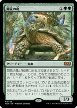 画像1: 【JPN/WOE/FOIL★】開花の亀/Blossoming Tortoise [緑] 『M』