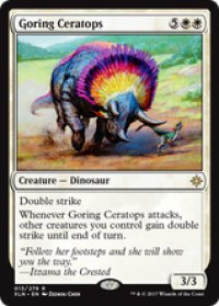 【ENG/XLN】突き刺すケラトプス/Goring Ceratops 『R』 [白]　