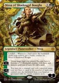 【ENG/ZNR-BF/Foil★】影さす太枝のニッサ/Nissa of Shadowed Boughs 『M』 [マルチ]【ボーダーレス】