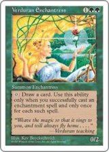 画像: 【ENG/5ED】新緑の女魔術師/Verduran Enchantress