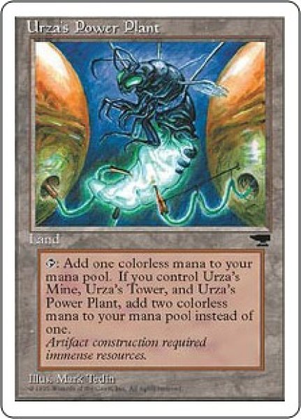 画像1: 【JPN/CHRBB】ウルザの魔力炉/Urza's Power Plant [Bug] 『黒枠』【EX-】 (1)