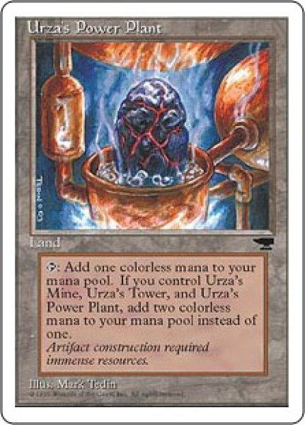 画像1: 【JPN/CHR/BB】ウルザの魔力炉/Urza's Power Plant [Vat] 『黒枠』  (1)