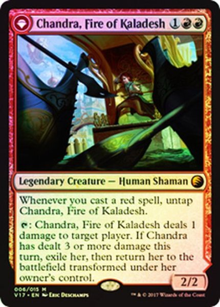 画像1: 【ENG/FtV:Transform/FOIL★】カラデシュの火、チャンドラ/Chandra, Fire of Kaladesh (1)