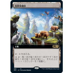 画像: 【JPN/M21-BF/Foil★】鳥獣保護区/Animal Sanctuary 『R』 [土地]【拡張アート】 
