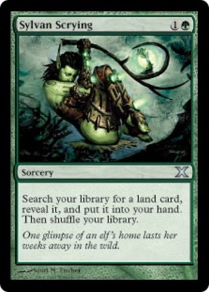 画像1: 【JPN/10ED】森の占術/Sylvan Scrying (1)