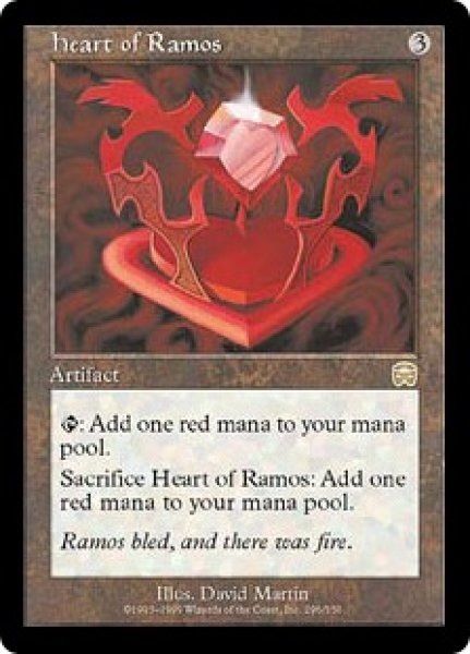 画像1: 【JPN/MMQ/FOIL★】レイモスの心臓/Heart of Ramos (1)