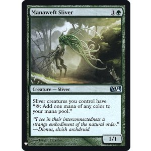 画像: 【ENG/MB1/FOIL★】マナ編みスリヴァー/Manaweft Sliver