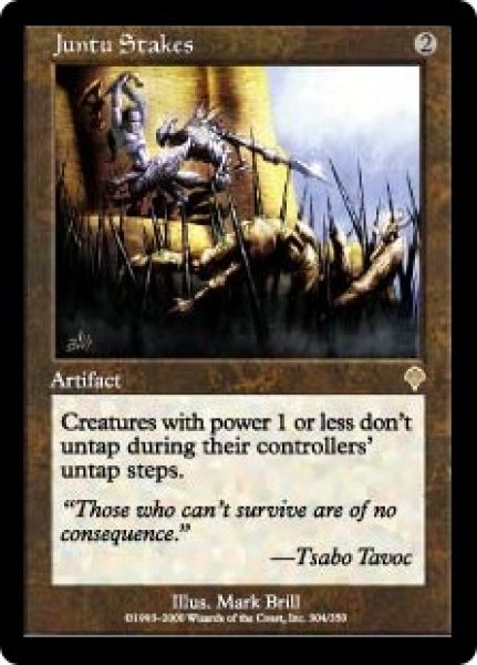 画像1: 【ENG/INV/FOIL★】ジュントゥのくい/Juntu Stakes【EX-】 (1)