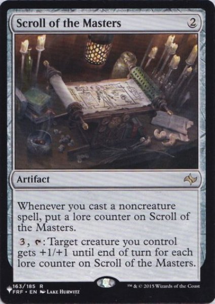 画像1: 【ENG/The List】達人の巻物/Scroll of the Masters (1)