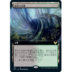 画像: 【JPN/STX-BF】屍花の交錯/Necroblossom Snarl 『R』 [土地]【拡張アート】