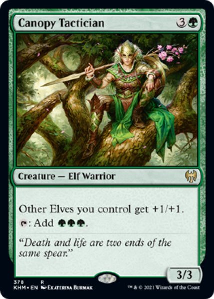 画像1: 【ENG/KHM】梢の戦術家/Canopy Tactician 『R』 [緑] (1)