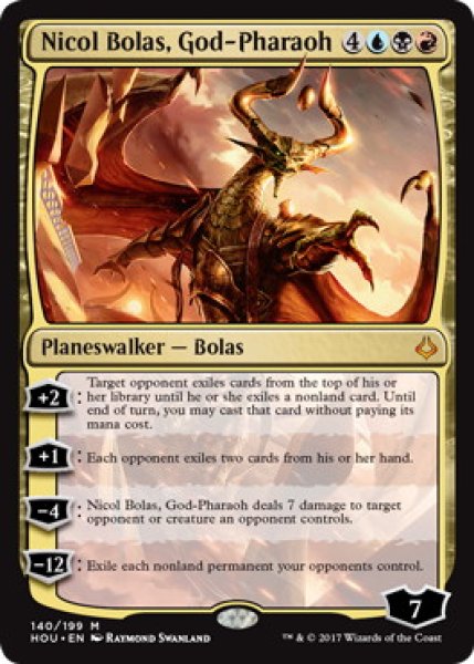 画像1: 【ENG/HOU/FOIL★】王神、ニコル・ボーラス/Nicol Bolas, God-Pharaoh  (1)