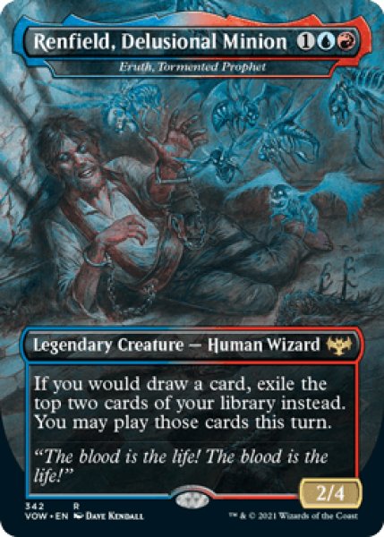 画像1: 【ENG/VOW-BF/Foil★】苛まれし預言者、エルス/Eruth, Tormented Prophet [マルチ] 『R』【精神病の下僕、レンフィールド/Renfield, Delusional Minion】 (1)