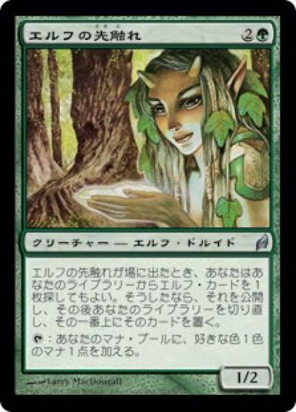 画像1: 【JPN/LRW】エルフの先触れ/Elvish Harbinger (1)