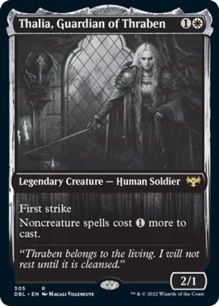 画像1: 【ENG/VOW-DBL】スレイベンの守護者、サリア/Thalia, Guardian of Thraben [白] 『R』 (1)