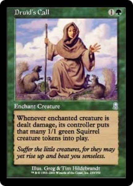 画像1: 【ENG/ODY】ドルイドの呼び声/Druid's Call【EX-】 (1)