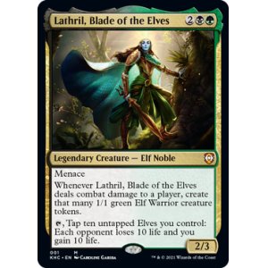 画像: 【ENG/KHC/FOIL★】エルフの刃、ラスリル/Lathril, Blade of the Elves