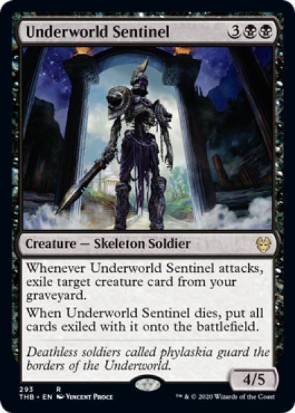 画像1: 【ENG/THB-BF】死の国の衛兵/Underworld Sentinel『R』 [黒] (1)