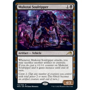 画像: 【ENG/NEO/Foil★】無孤勢団の霊裂機/Mukotai Soulripper [黒] 『R』
