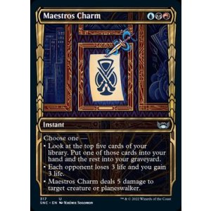 画像: 【ENG/SNC-BF/箔押し・Foil★】貴顕廊一家の魔除け/Maestros Charm [マルチ] 『U』【ショーケース】