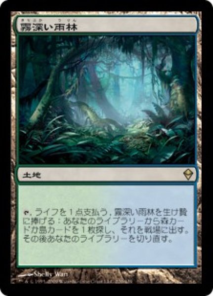 画像1: 【JPN/ZEN】霧深い雨林/Misty Rainforest (1)