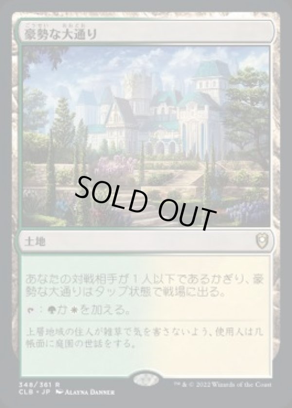 画像1: 【JPN/CLB】豪勢な大通り/Bountiful Promenade