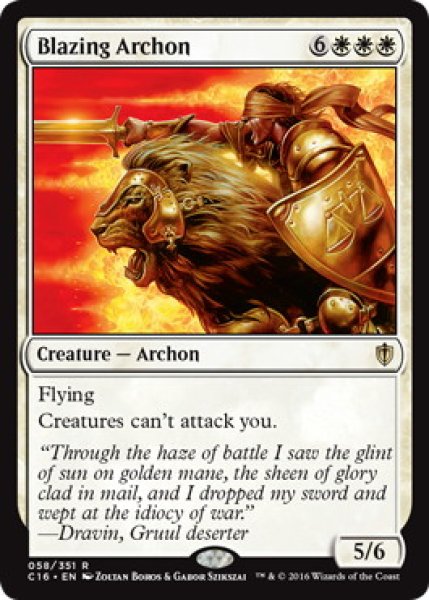 画像1: 【ENG/C16】魅力的な執政官/Blazing Archon (1)