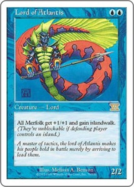 画像1: 【JPN/6ED】アトランティスの王/Lord of Atlantis【EX-】 (1)