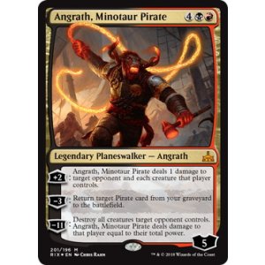 画像: 【JPN/RIX-PW/FOIL★】ミノタウルスの海賊、アングラス/Angrath, Minotaur Pirate
