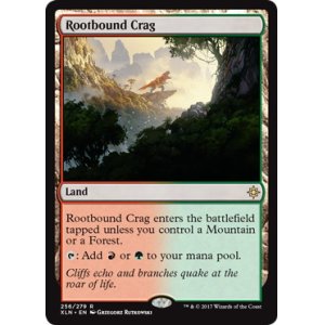 画像: 【ENG/XLN/FOIL★】根縛りの岩山/Rootbound Crag 『R』 [土地]　