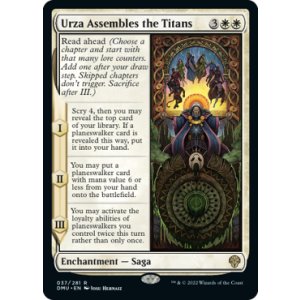 画像: 【ENG/DMU/Foil★】ウルザ、タイタンズを組織する/Urza Assembles the Titans [白] 『R』