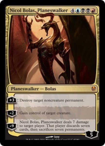 画像1: 【ENG/AvN/FOIL★】プレインズウォーカー、ニコル・ボーラス/Nicol Bolas, Planeswalker (1)