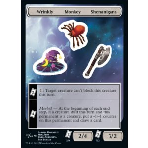 画像: 【ENG/UNF】Wrinkly Monkey Shenanigans【31】【ステッカー】