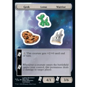 画像: 【ENG/UNF】Geek Lotus Warrior【32】【ステッカー】