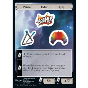 画像: 【ENG/UNF】Primal Elder Kitty【33】【ステッカー】