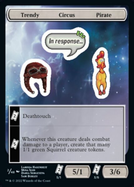 画像1: 【ENG/UNF】Trendy Circus Pirate【2】【ステッカー】 (1)