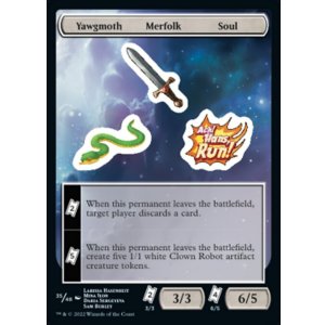 画像: 【ENG/UNF】Yawgmoth Merfolk Soul【35】【ステッカー】