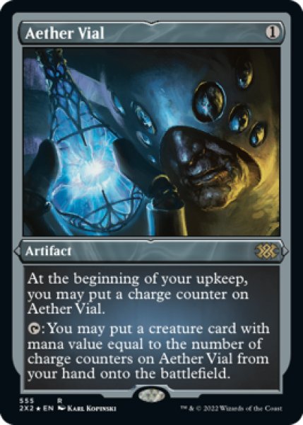 画像1: 【ENG/2X2-BF/FOIL★】霊気の薬瓶/AEther Vial【エッチング】 (1)