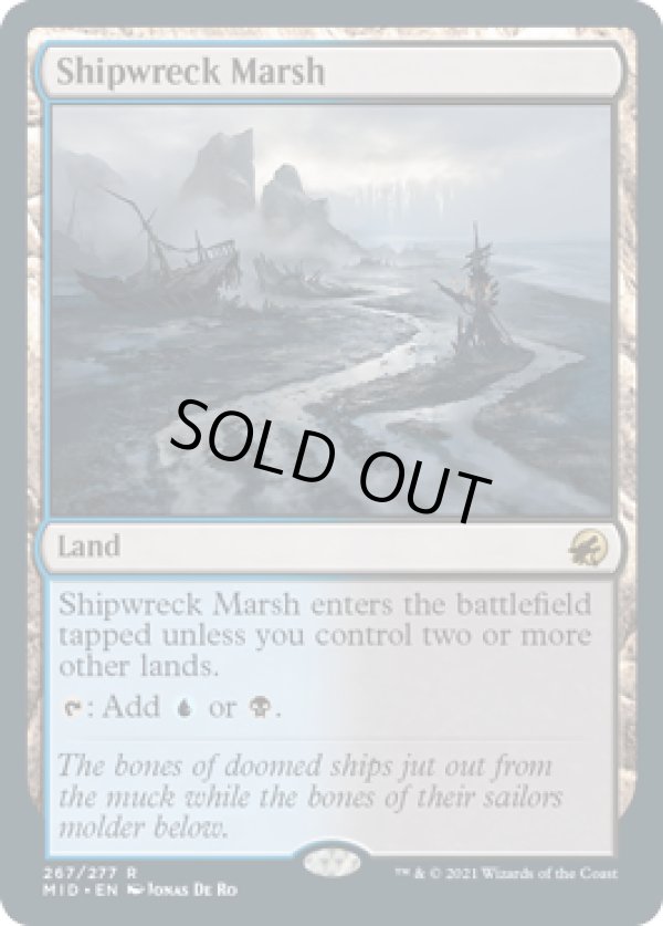 画像1: 【ENG/MID】難破船の湿地/Shipwreck Marsh [土地] 『R』