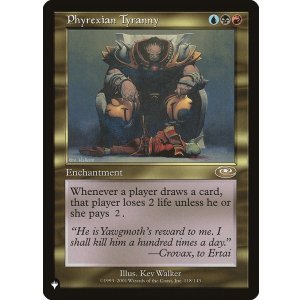 画像: 【ENG/The List】ファイレクシアの暴政/Phyrexian Tyranny