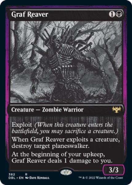 画像1: 【ENG/DBL】墓の肉裂き/Graf Reaver [黒] 『R』 (1)