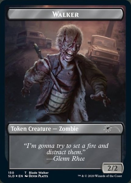画像1: 【ENG/SLD/FOIL★】Walkerトークン【150/151】 (1)