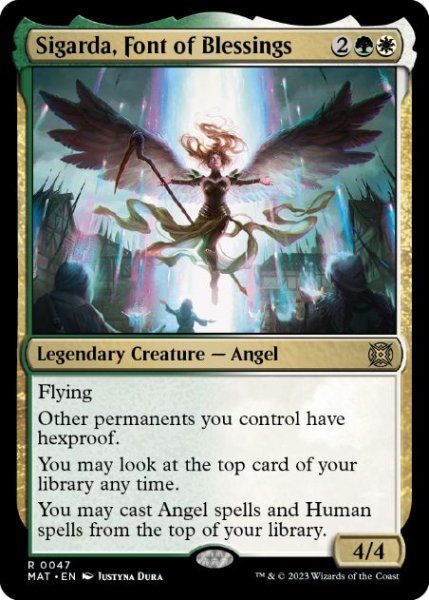 画像1: 【ENG/MAT/FOIL★】祝福の泉、シガルダ/Sigarda, Font of Blessings [マルチ] 『R』 (1)