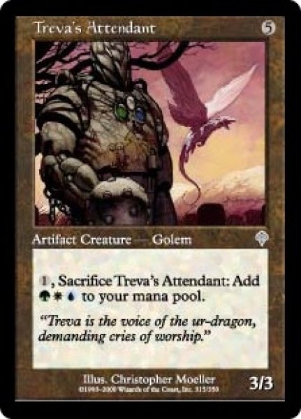 画像1: 【JPN/INV/FOIL★】トリーヴァの従者/Treva's Attendant (1)