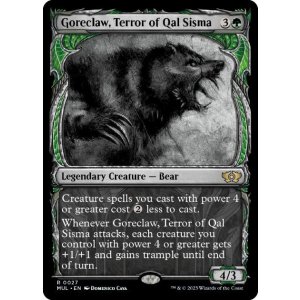画像: 【ENG/MUL】カル・シスマの恐怖、殺し爪/Goreclaw, Terror of Qal Sisma [緑] 『R』