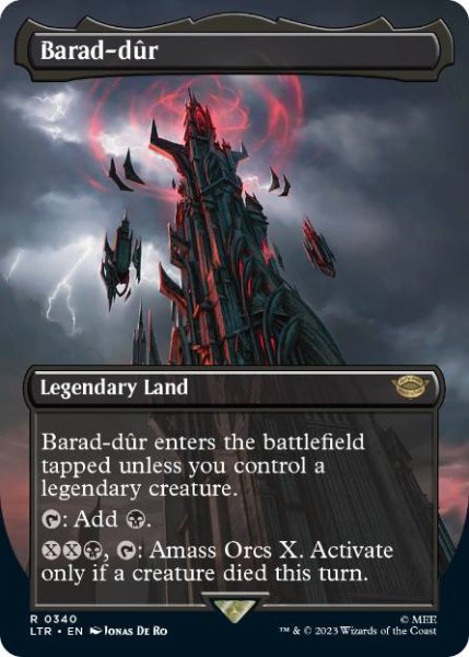 画像1: 【ENG/LTR-BF】バラド＝ドゥール/Barad-dur（340）【ボーダーレス】 (1)