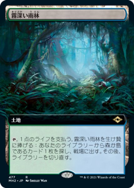 画像1: 【JPN/MH2-BF】霧深い雨林/Misty Rainforest【拡張アート】 (1)