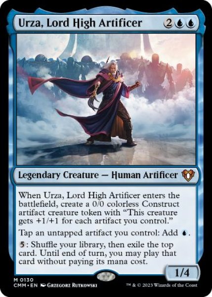 画像1: 【ENG/CMM】最高工匠卿、ウルザ/Urza, Lord High Artificer (1)