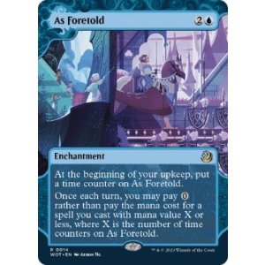 画像: 【ENG/WOT/FOIL★】予言により/As Foretold [青] 『R』